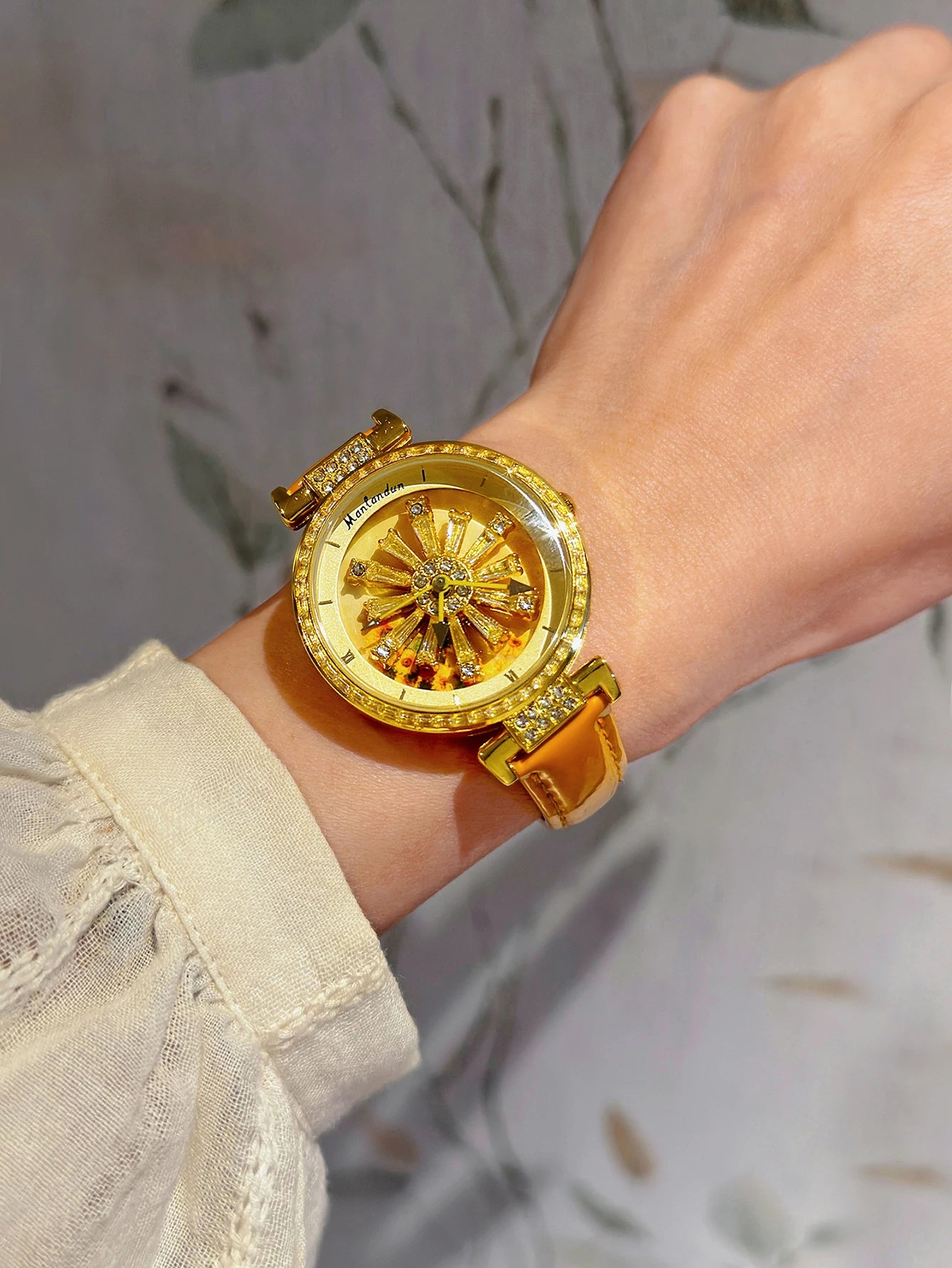 Sunflower Diamond Watch