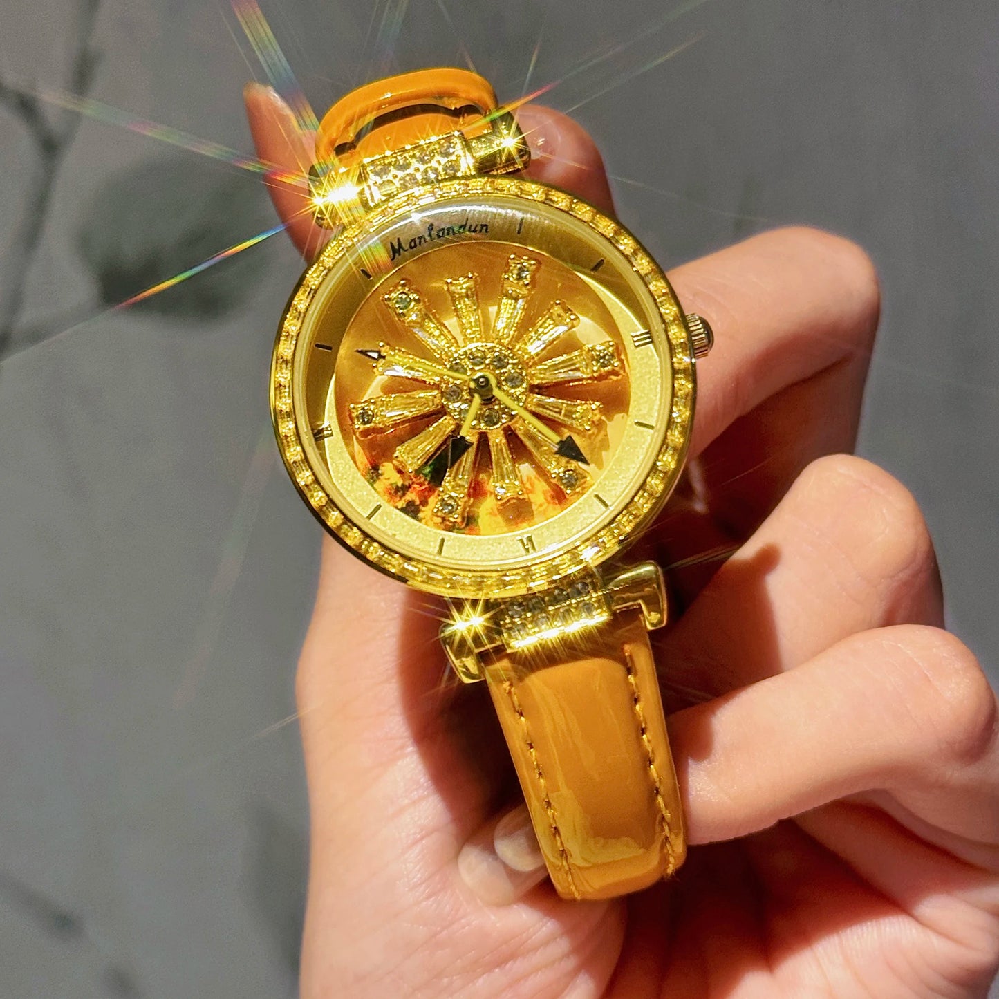 Sunflower Diamond Watch