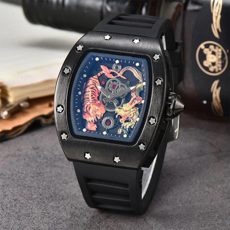 Tiger and Dragon Unisex Watch