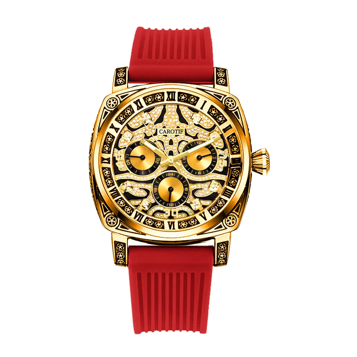 Red Business Tiger Face Watch