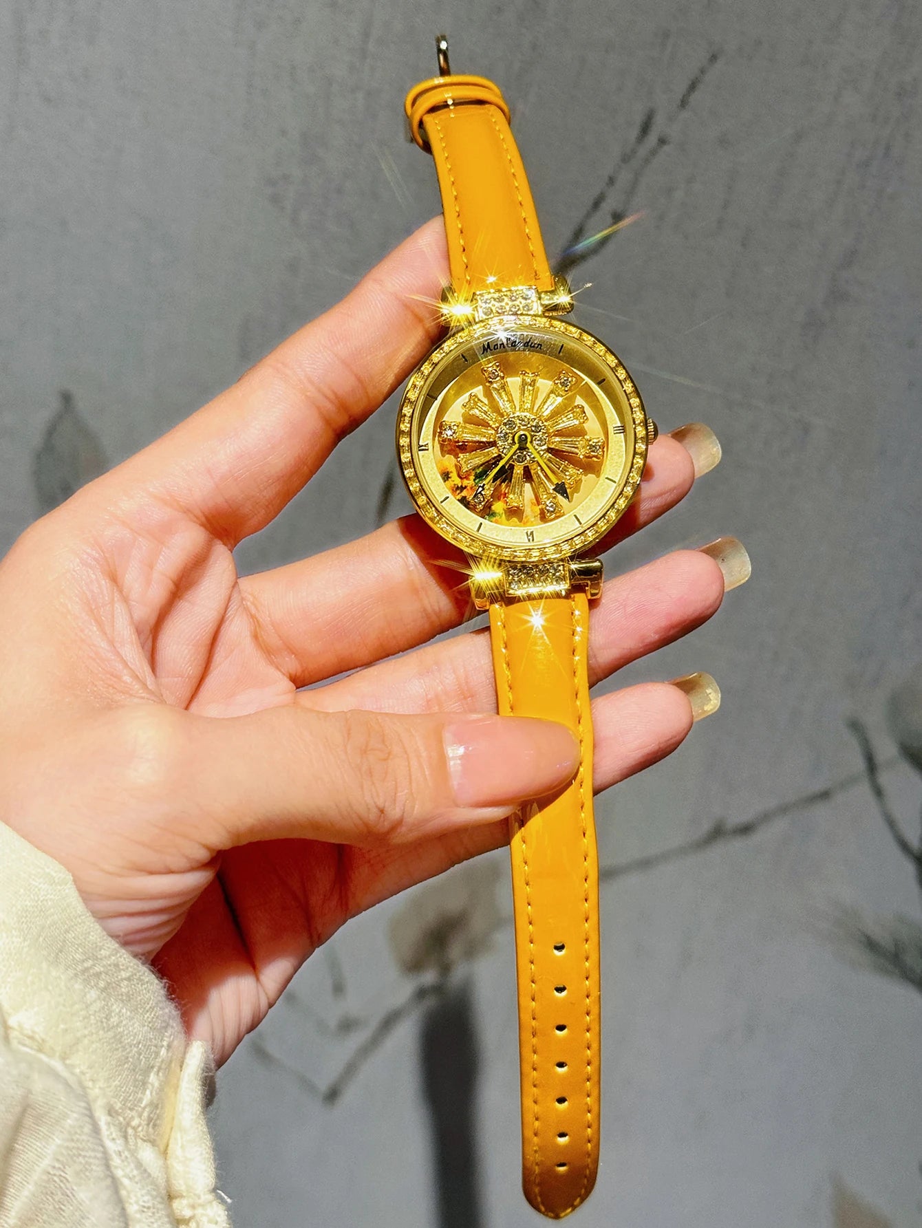 Sunflower Diamond Watch