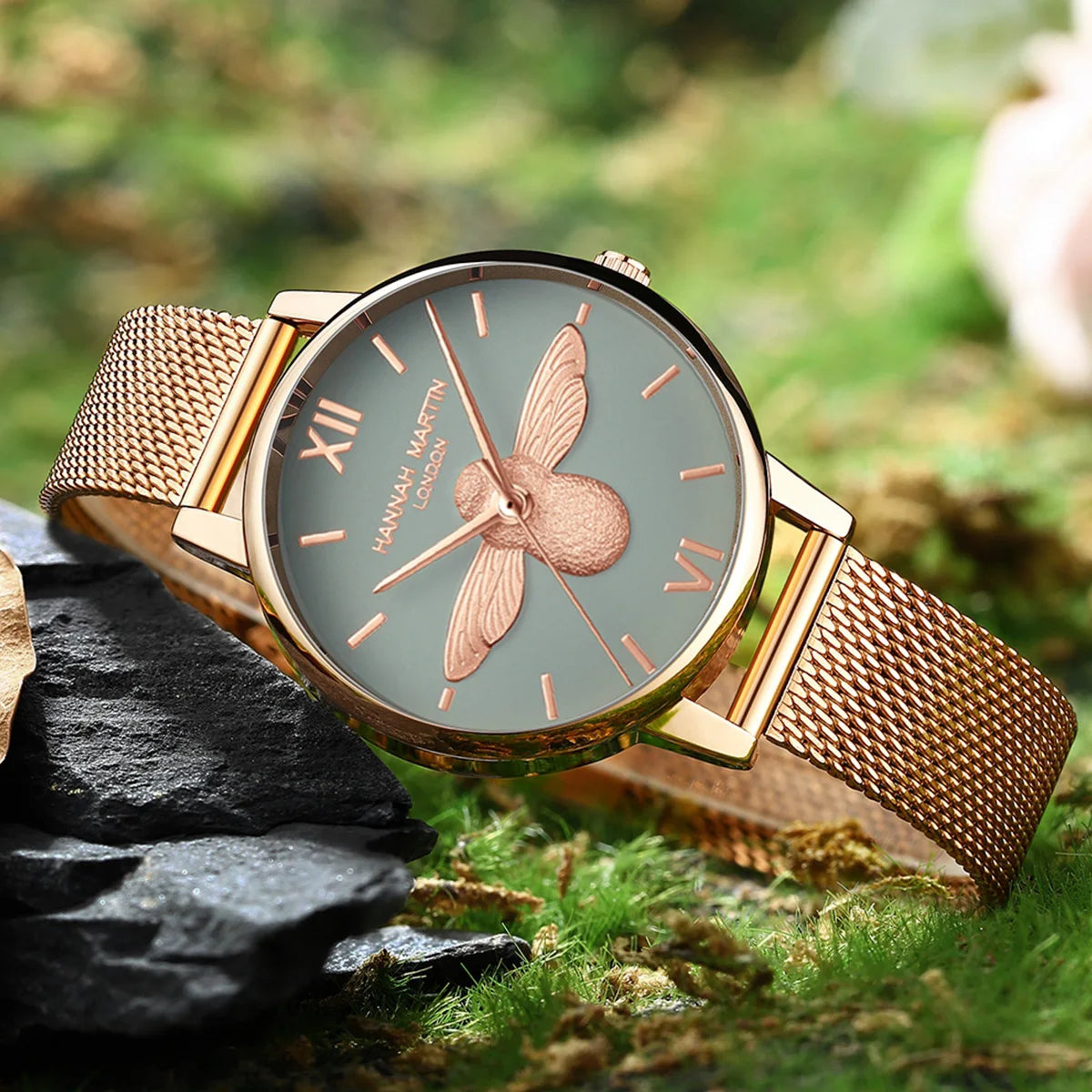 Golden Bee Watch by Hannah Martin London