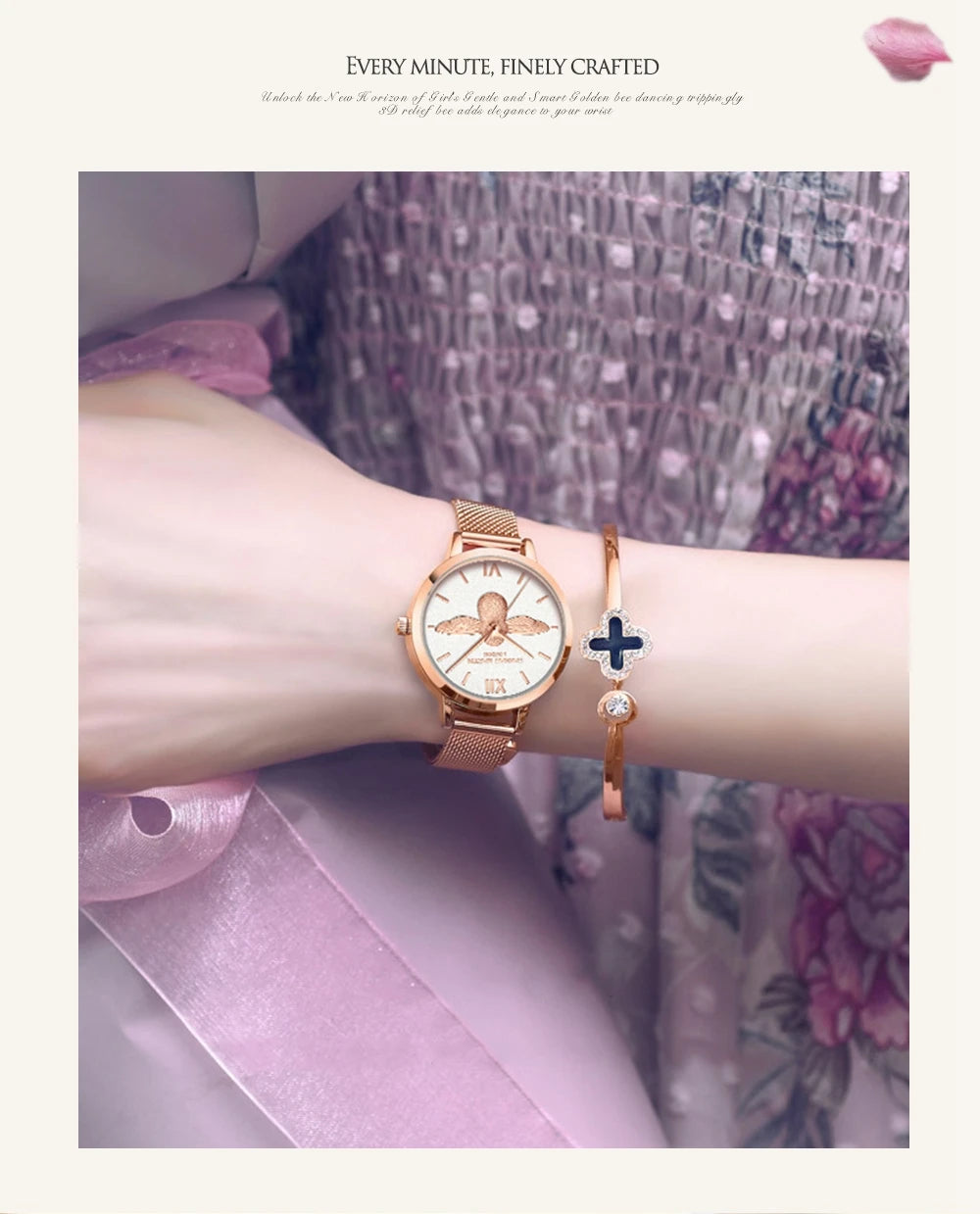 Golden Bee Watch by Hannah Martin London