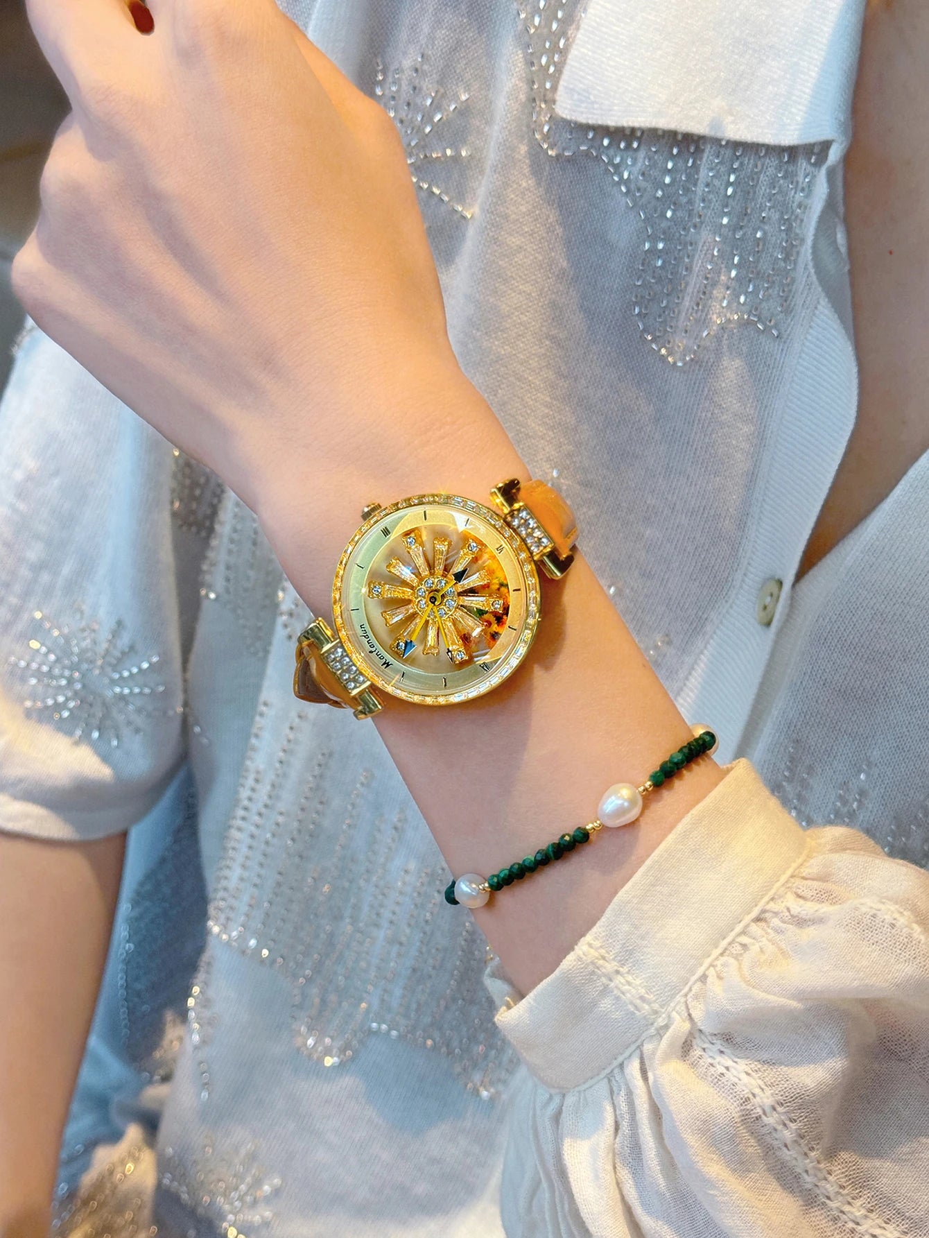 Sunflower Diamond Watch