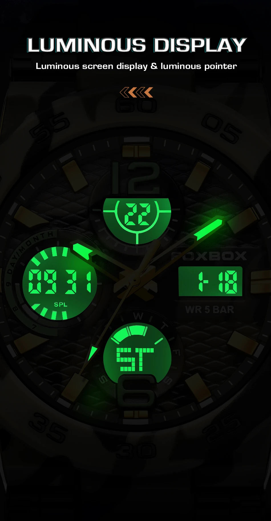 Sports Digital Military Watch