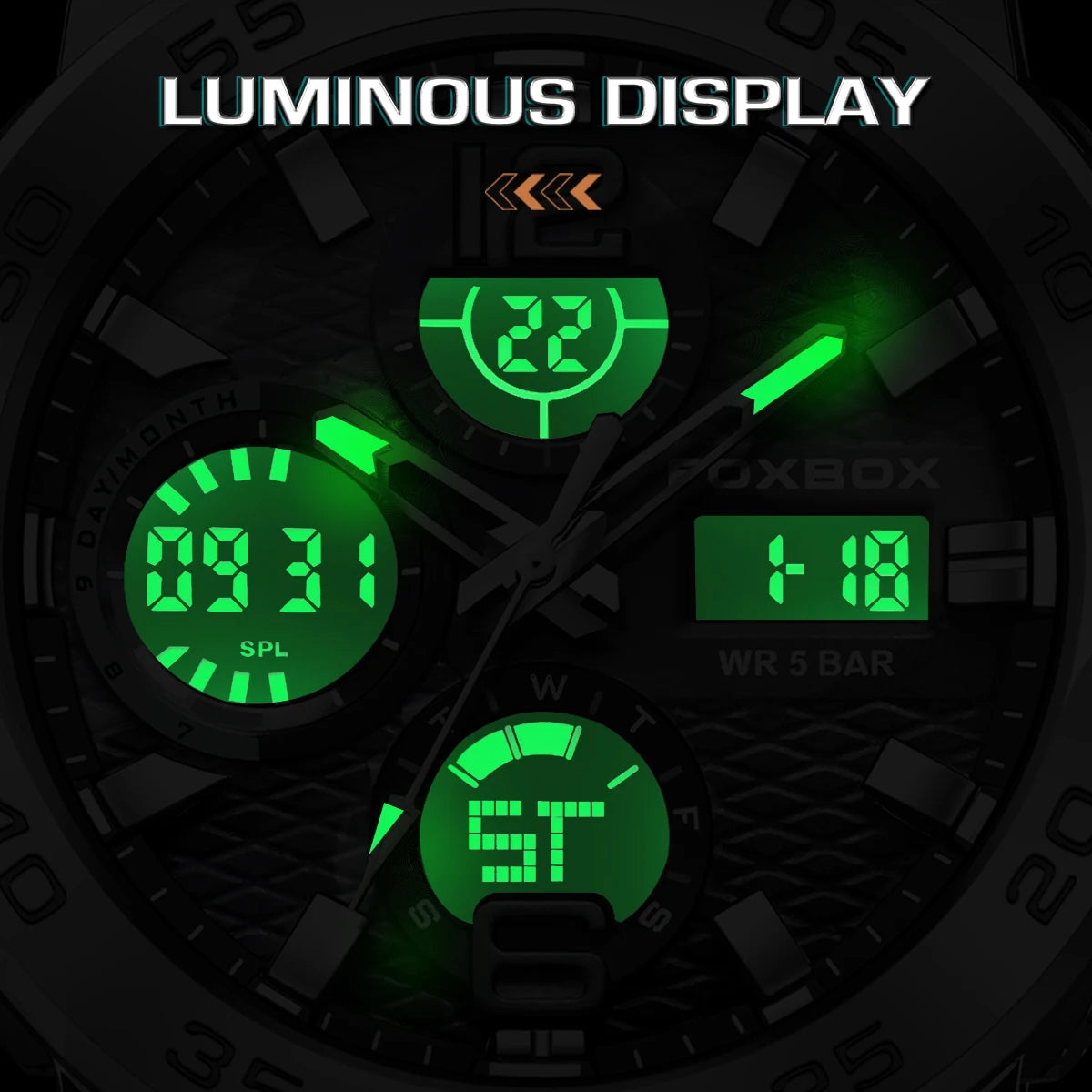 Sports Digital Military Watch