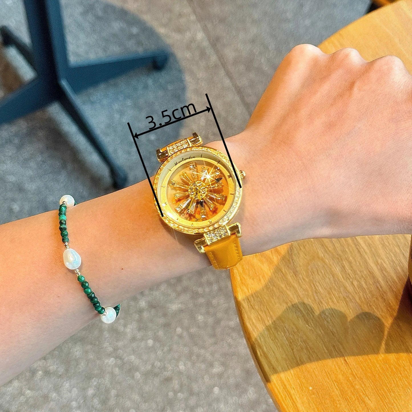 Sunflower Diamond Watch