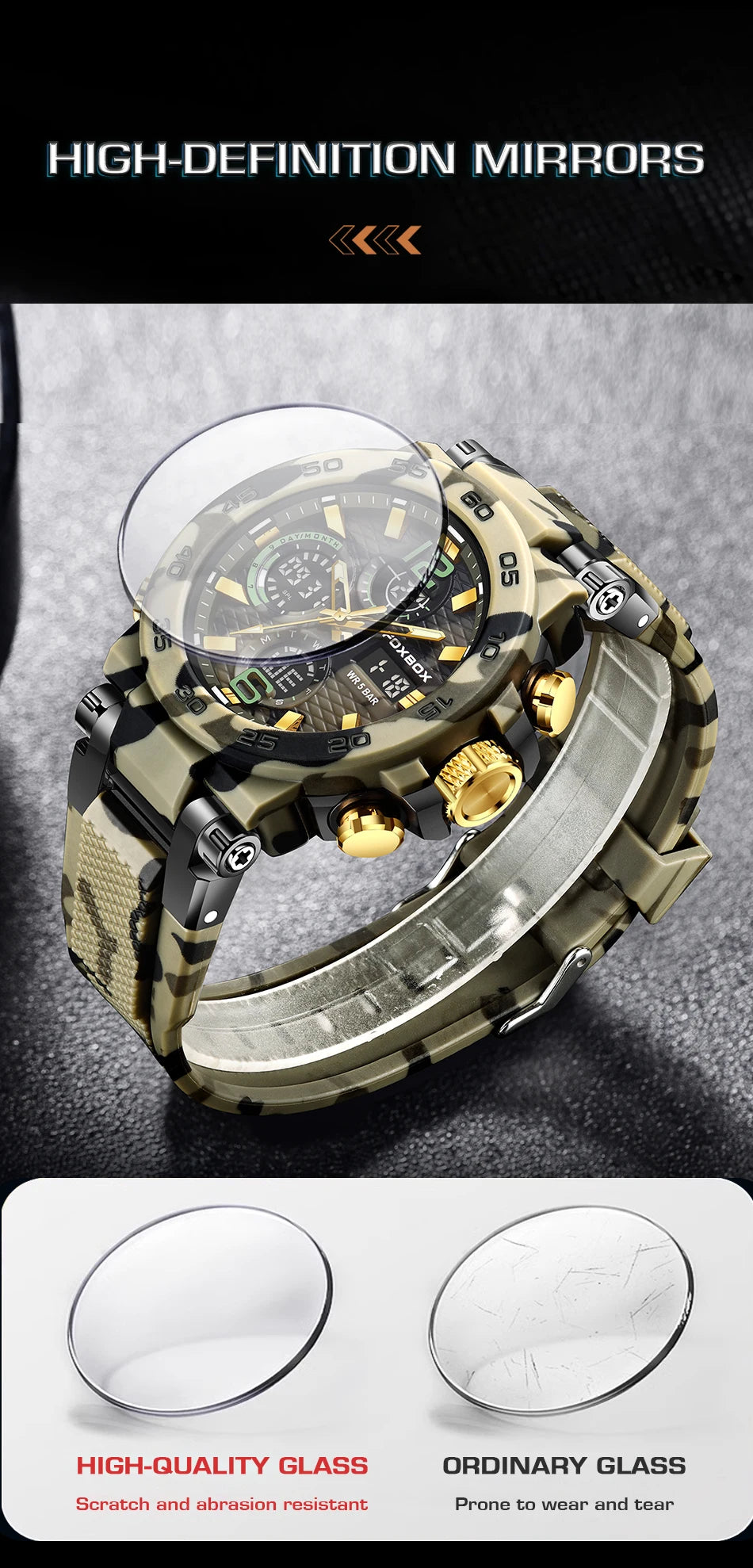 Sports Digital Military Watch