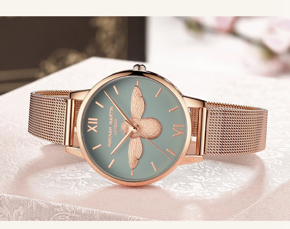 Golden Bee Watch by Hannah Martin London