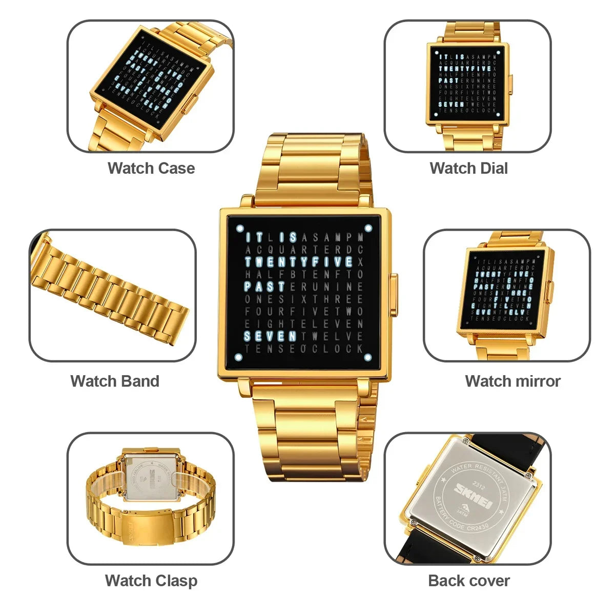 Unisex Digital LED Watch