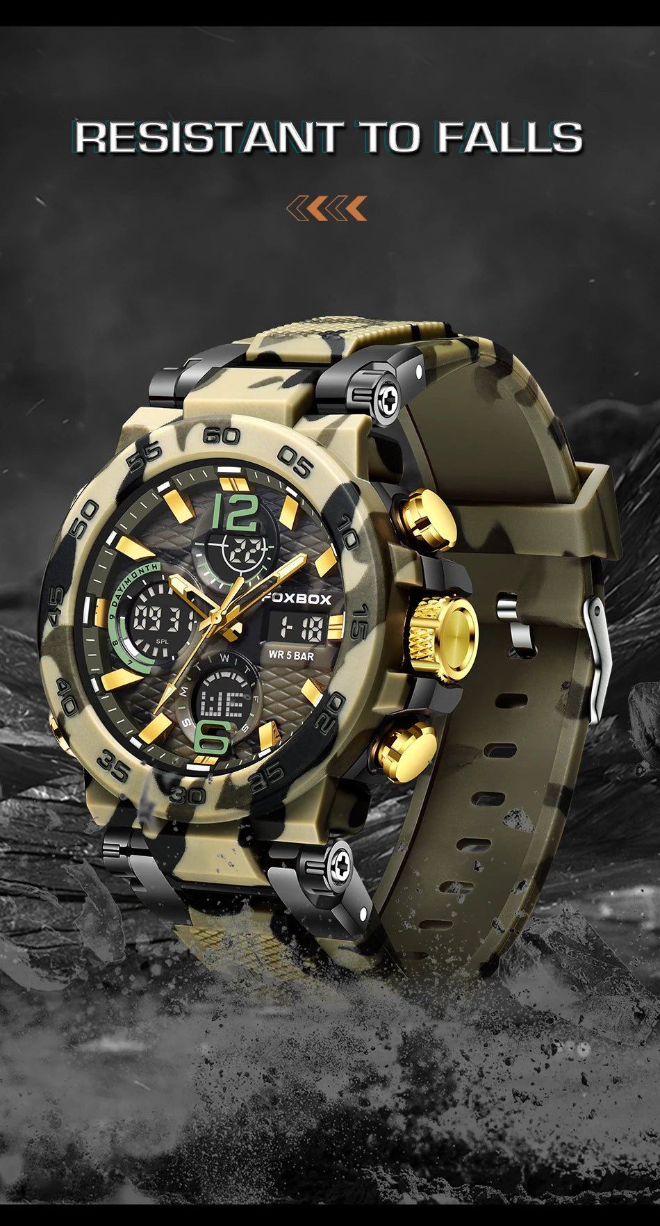 Sports Digital Military Watch