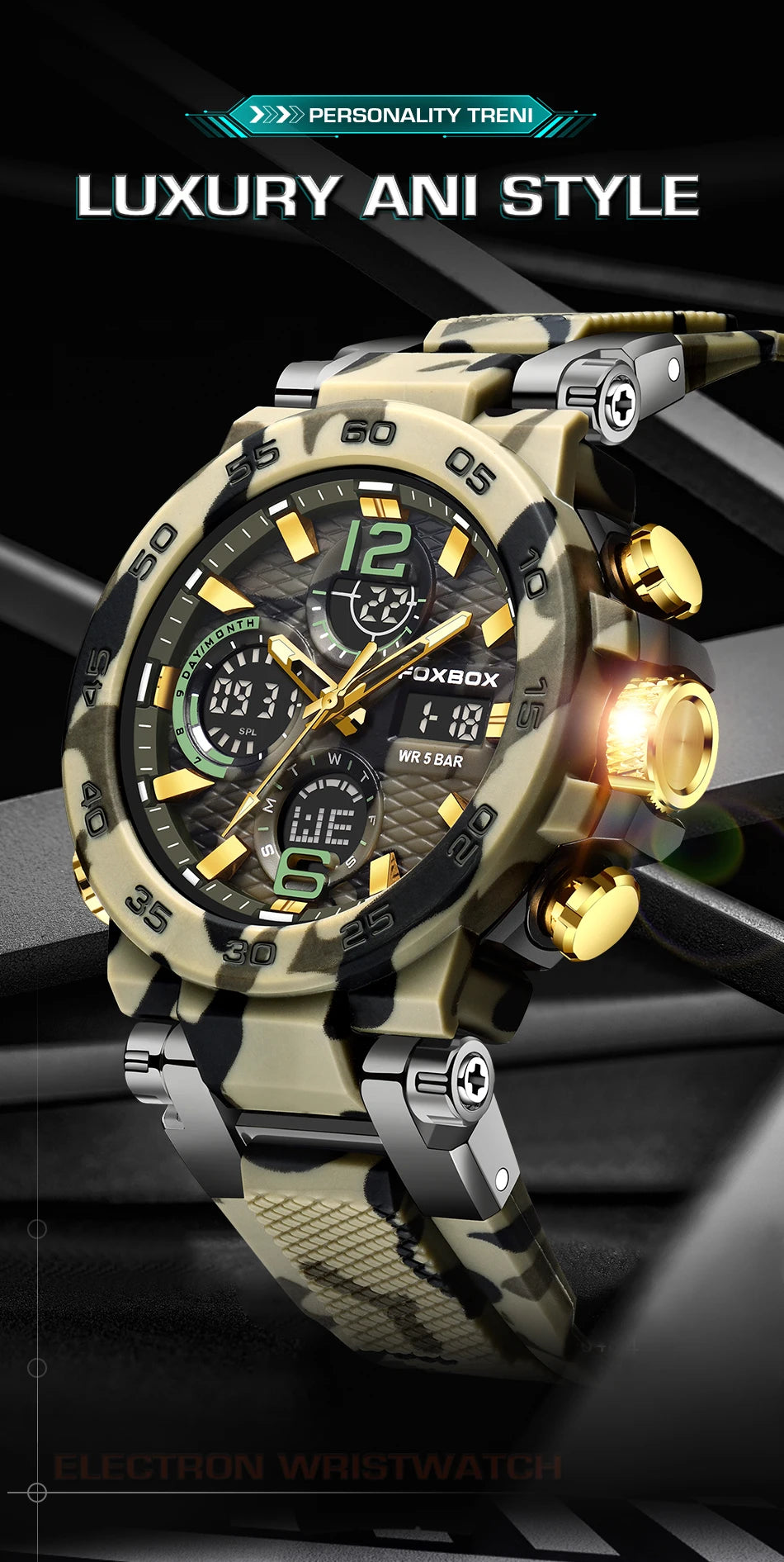 Sports Digital Military Watch